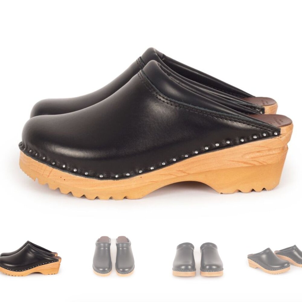 Troentorp Rembrandt Black Clogs, Women's size 39 (US Women’s 8.5/9 / Men’s 6) - Picture 13 of 15